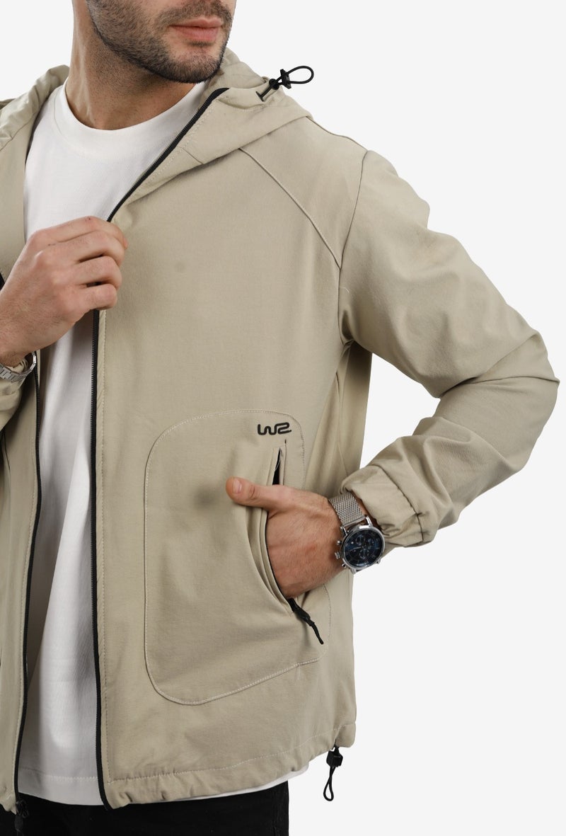 White Rabbit Men’s Soft Waterproof Hooded Jacket - Image 5